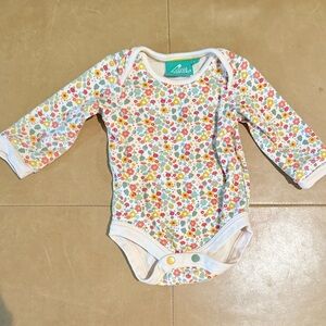 Little Green Radicals Organic Cotton Onesie 0-3M